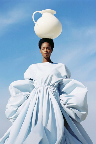 The fusion of artificial intelligence and fashion, where AI-driven design transforms clothing creation, blending technology with creativity