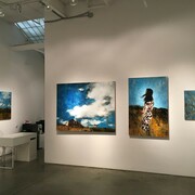 Kissing The Sun, Exhibition view. Courtesy of Massey Lyuben Gallery