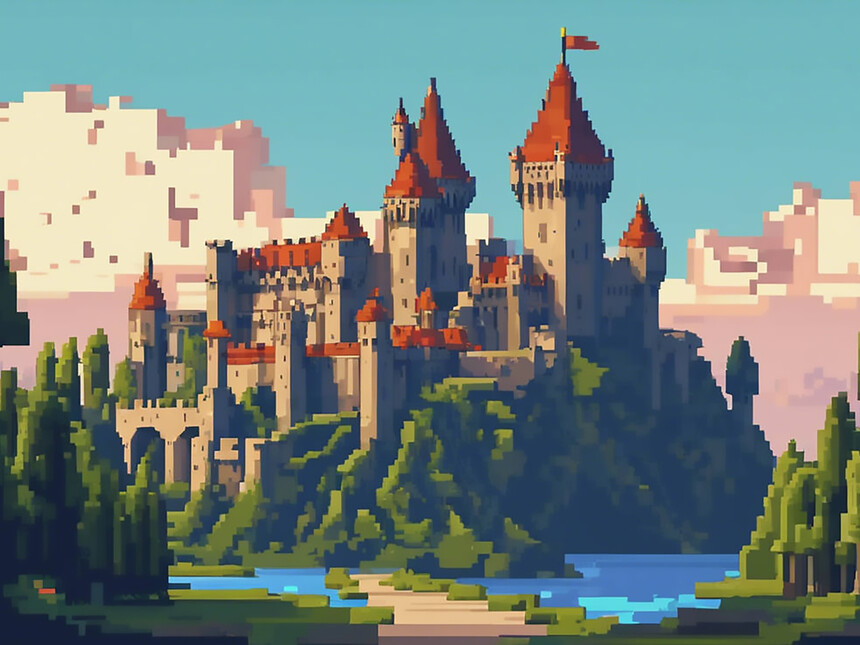 The architectural aesthetic of retro gaming design