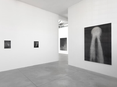 Mario García Torres, Oils, exhibition view. Courtesy of Galleria Franco Noero 