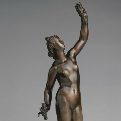 Giambologna, "Fortuna", escultura de bronce, primera mitad del siglo XVII