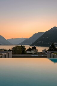 Infinity Pool, Hilton Lake Como, Como, Italia