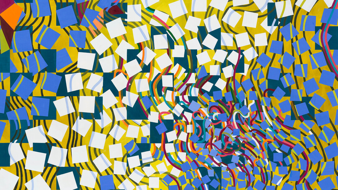Lisa Corinne Davis, Convulsive calculation, 2025. Courtesy of Miles McEnery Gallery