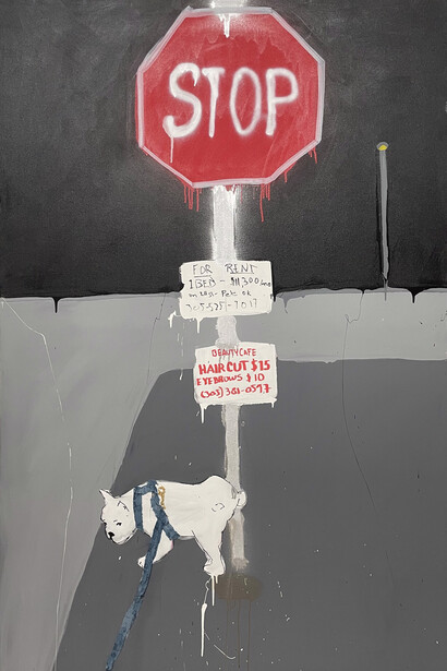 Hermes Berrio, Too broke to bark, 2025. Courtesy of The Camp Gallery