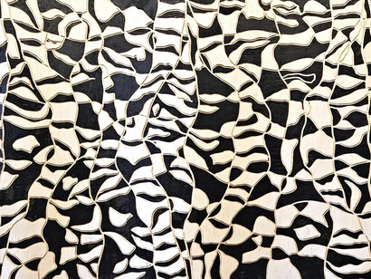 Mario Kon, Transformation (detail). Courtesy of Kingston Gallery