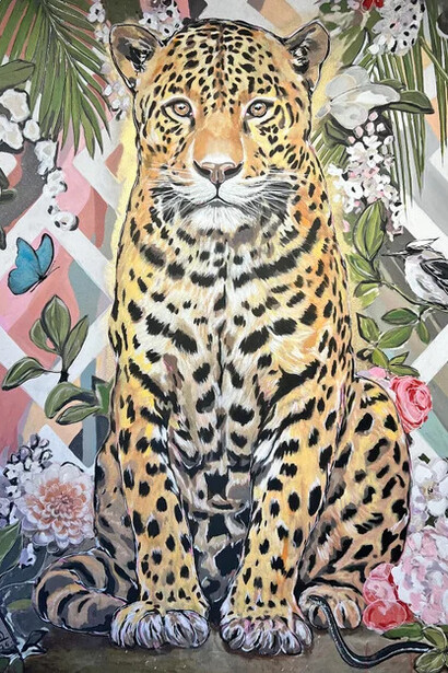 Mark Boomershine, Leopard. Courtesy of Voltz Clarke Gallery
