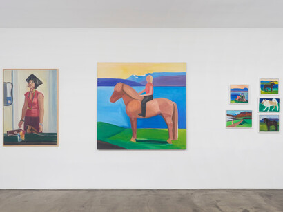 Louisa Matthiasdottir, exhibition view. Courtesy of Tibor de Nagy Gallery