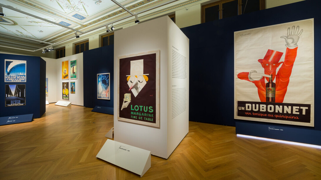 L´esprit français: french interwar advertising posters, exhibition view. Courtesy of the Museum of Decorative Arts