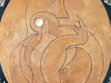 Max Ernst (1891 - 1976) La visione interiore: l'uovo, 1929, Menil Collection, Houston, TX, US