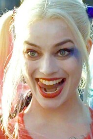The character of Harley Quinn portrayed by Margot Robbie