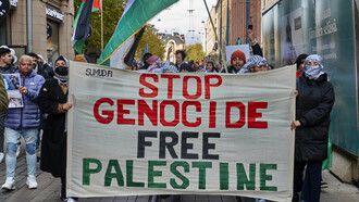 Stop the Genocide, Free Palestine, 2023 protest in support of Palestinians, Finland
