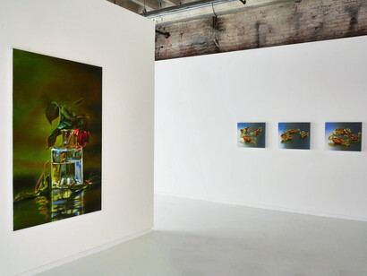 Paul Delaroche, Heart to heart, exhibition view. Courtesy of Hosfelt Gallery