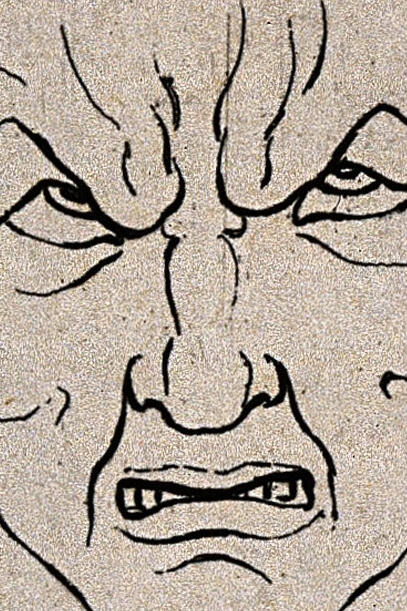 "Otro movimiento violento", dibujo de Bernard Picart, 1713