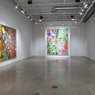 Manny Farber, An up beat title, exhibition view. Courtesy of Quint Gallery