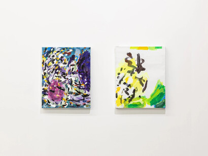 Wang Jun, Off the beaten track, exhibition view. Courtesy of A Thousand Plateaus Art Space 