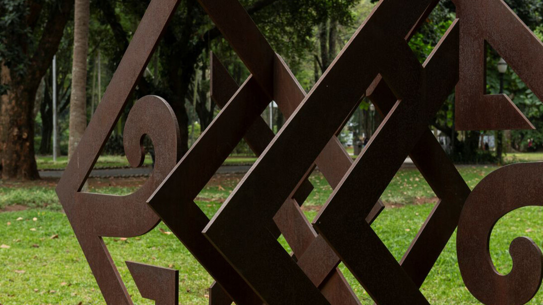 Artisti vari, Giardino delle sculture, veduta della mostra. Cortesia della Pinacoteca