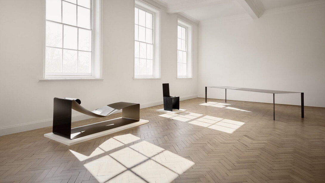 Terence Woodgate, Lightness of form, exhibition view. Courtesy of Carpenters Workshop Gallery