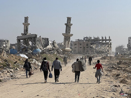 Desplazamiento forzado de residentes de la Franja de Gaza. El respaldo o la indiferencia de gobiernos occidentales ante la tragedia humanitaria en Gaza contradice los principios que dicen defender