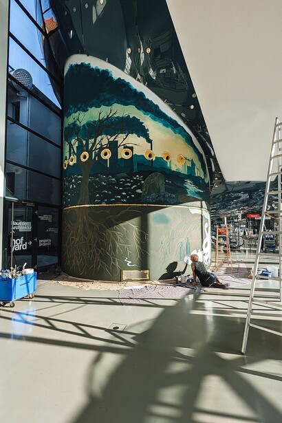 Foyer-ausstellung. Anja Herzog, ausstellungsansicht. Mit freundlicher genehmigung des Kunsthaus Graz