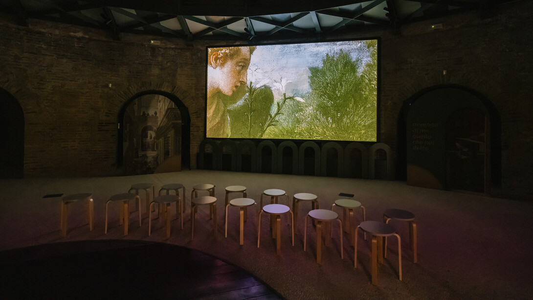 Avvenga di me quello che hai detto, veduta dell’esposizione. Cortesia di Bastione Sangallo