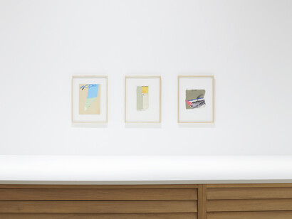 Karl Bohrmann, Collages, exhibition view. Courtesy of Jahn und Jahn Gallery