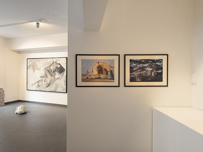 Hommage à Christian Bérard, exhibition view. Courtesy of Galleria Continua