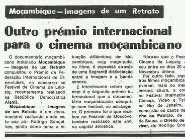 En el documental Mozambique, imágenes de un retrato, la crudeza de la guerra civil se yuxtapone con una banda sonora occidental que subraya la tensión entre tragedia y belleza