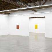 Marcia Hafif, Experience of being, exhibition view. Courtesy of parrasch heijnen