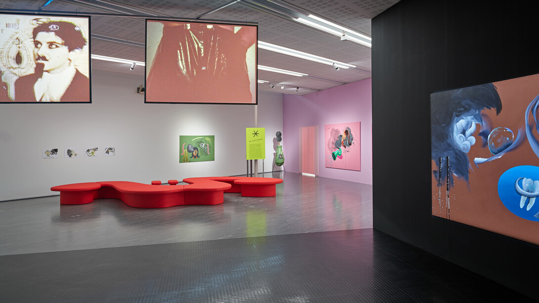 Ashley Hans Scheirl, In and out of painting, ausstellungsansicht. Mit freundlicher genehmigung von Belvedere 21