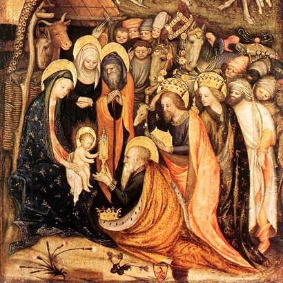 Stefano da Verona, Adorazione dei Magi, 47x72 cm, Pinacoteca di Brera, Milano (1435)