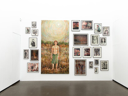 Ulrike Theusner, Passagiere der nacht, ausstellungsansicht. Mit freundlicher genehmigung der Galerie Eigen + Art