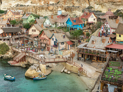 Popeye Village, located on Triq Tal-Prajjet in Mellieħa, Malta
