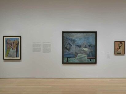 Wifredo Lam, When I don’t sleep, I dream, exhibition view. Courtesy of MoMA