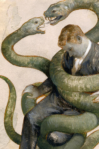 Gérard DuBois, Serpientes (2020, detalle)