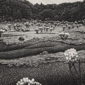 Maryanto, Humming, All the way to Rhino (MT. Pangrango) (detail), 2025. Courtesy of Yeo Workshop 