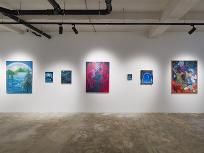 Various artists, Dear world, exhibition view. Courtesy of König Telegraphenamt