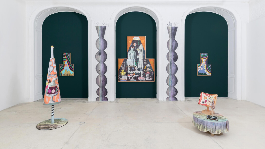 József Csató, The most mercyful thing, exhibition view. Courtesy of Galerie Krinzinger