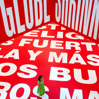 Barbara Kruger, Another day. Another night, vue de l’exposition. Avec l’aimable autorisation du Guggenheim Museum Bilbao