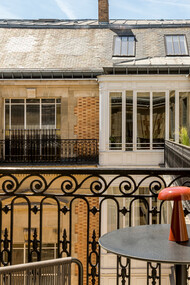 Terrazzo dell'attico di lusso Grand Armée a Parigi