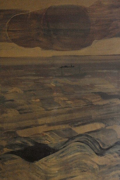 Karl Weschke, Rain cloud over the sea, 1966/7. Courtesy of Hillsboro Fine Art
