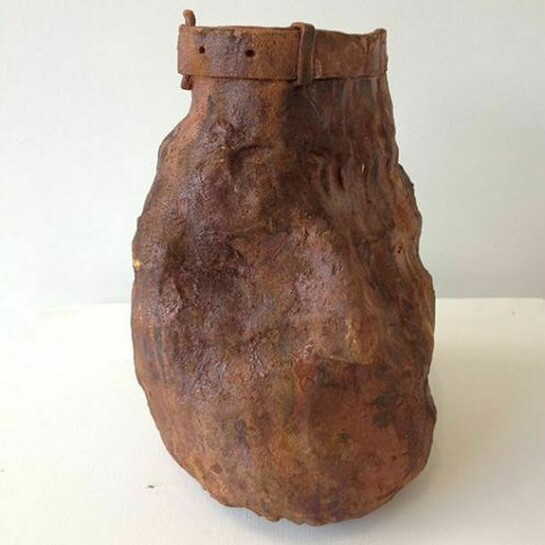 Jesse Wine, Passion I, 2013, Rusted Ceramic, courtesy Limoncello, London