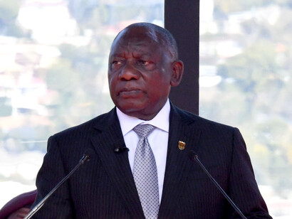 President Cyril Ramaphosa speaking at his 2024 Presidential Inauguration, calling for unity and collective action among GNU parties, emphasising their role in advancing the nation’s progress and meeting citizens' expectations