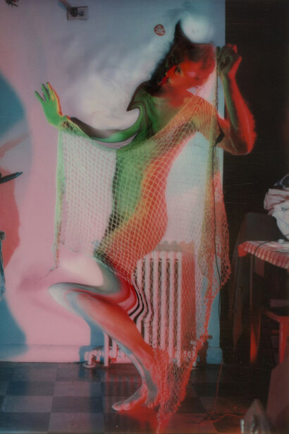 Lucas Samaras, Phototransformation, April 4 (detail), 1976. Courtesy of Art Institute of Chicago