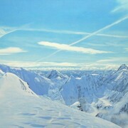 Alexander Heaton, Advancement, Oil on linen, 246cm x 127cm