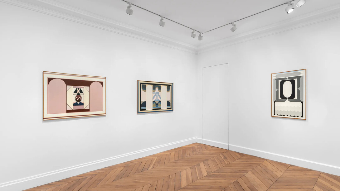 Léon Wuidar, vue de l'exposition. Avec l'aimable autorisation de White Cube