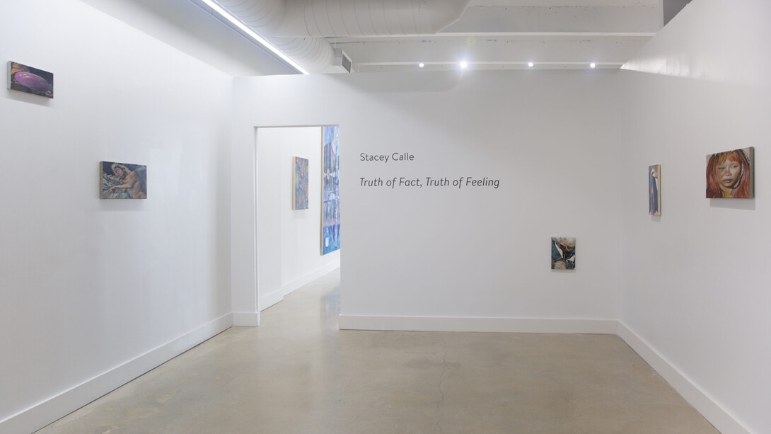 Stacey Calle, Truth of fact, truth of feeling, exhibition view. Courtesy of David Castillo Gallery