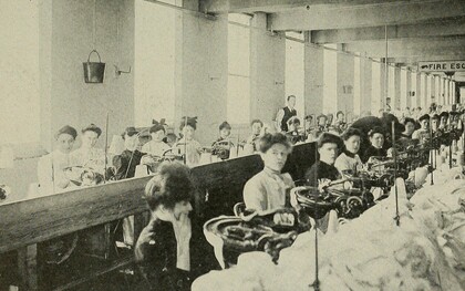 Trabajos textiles: fabricación de hilos de algodón, lana y estambre, tejido, diseño, química y teñido, acabados, tejido de punto y temas afines,1911, Chicago, USA