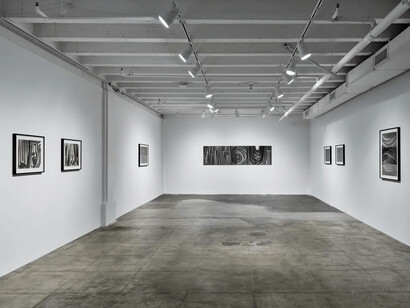 Luchita Hurtado, Yo soy (I am), exhibition view. Courtesy of Hauser & Wirth Gallery