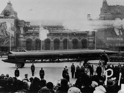 The Soviet R-12 nuclear ballistic missile was developed during the Cold War as a response to the United States' nuclear capabilities
