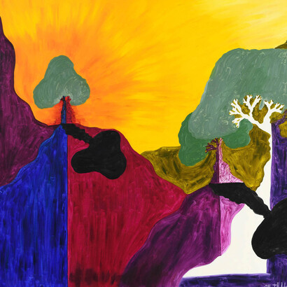 Gilbert Halaby, September hues (detail), 2025. Courtesy of Artbooth Gallery